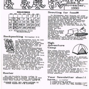 Troop 236 Times Nov 1990